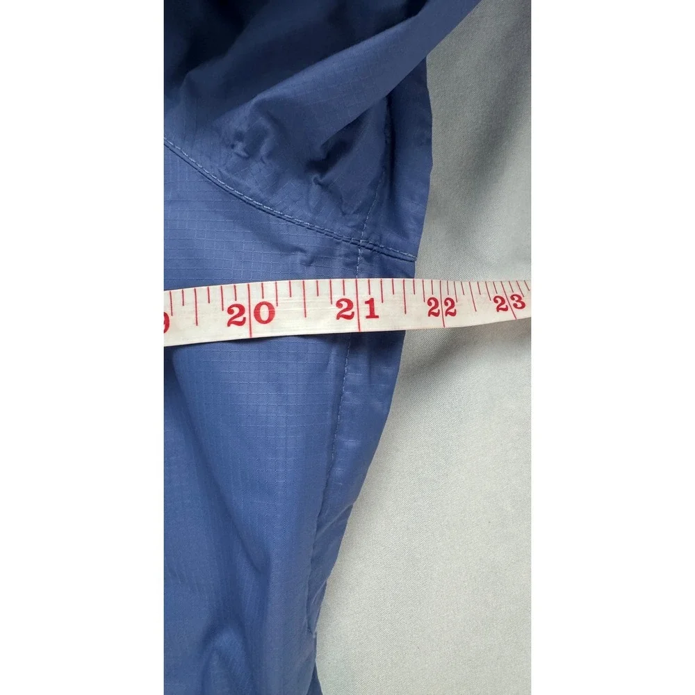 The North Face DryVent Rain Jacket Womens Medium Blue Hooded Waterproof Shell